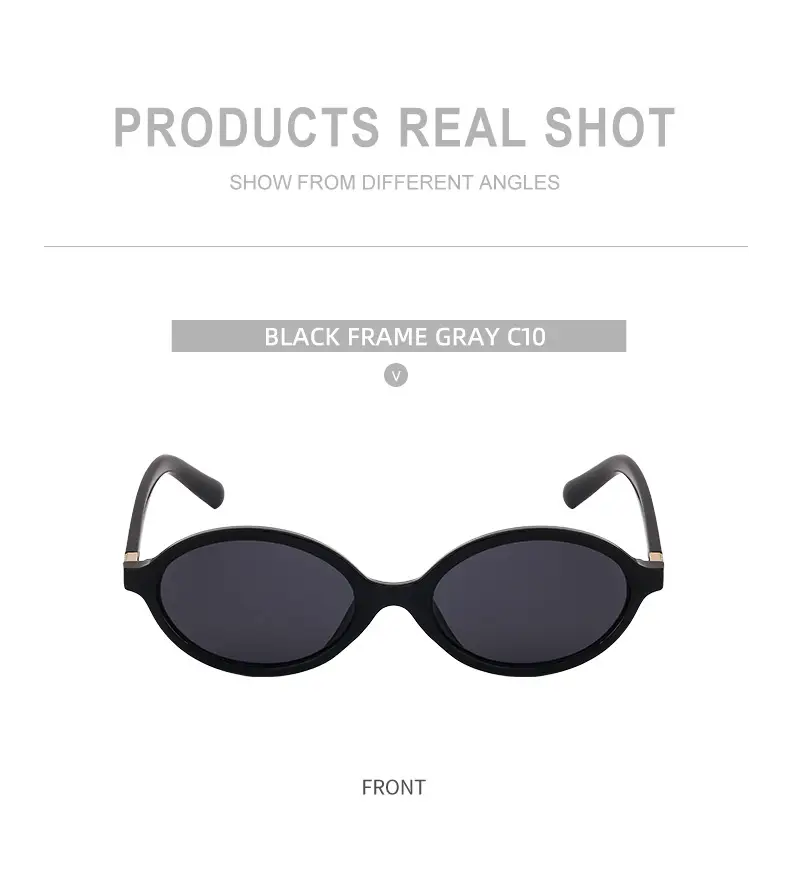 Women Oval Sunglasses Retro Cross Border Sun Protection — feature 29