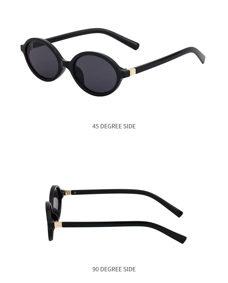 Women Oval Sunglasses Retro Cross Border Sun Protection — feature 30