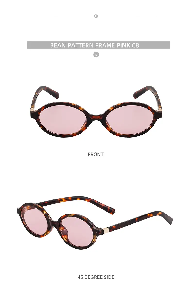 Women Oval Sunglasses Retro Cross Border Sun Protection — feature 31
