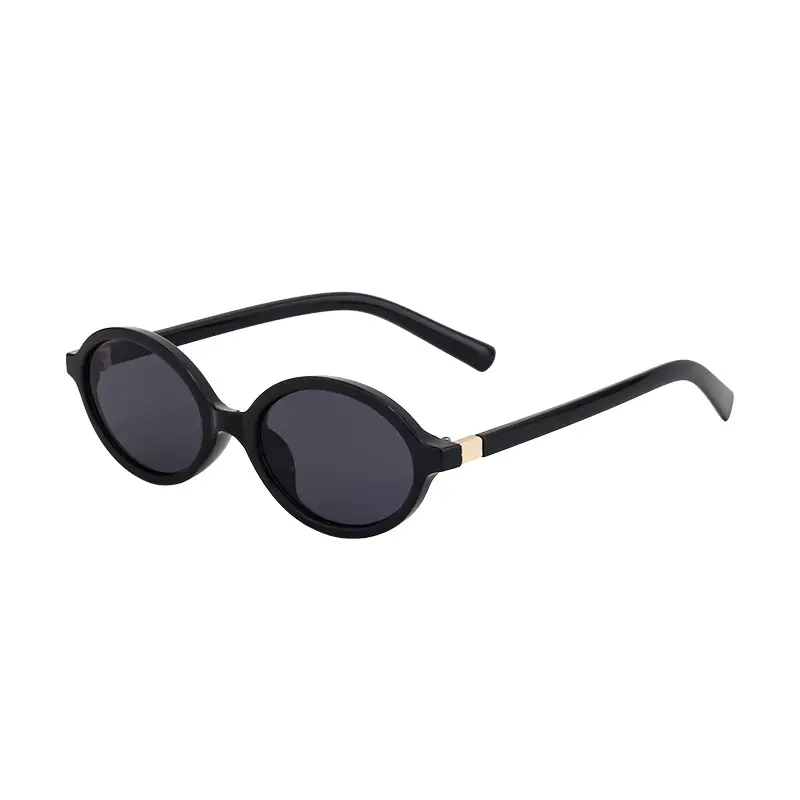 Women Oval Sunglasses Retro Cross Border Sun Protection - Image 3