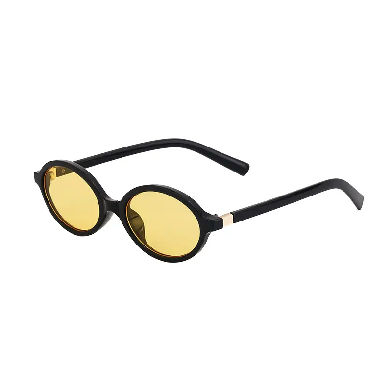 Women Oval Sunglasses Retro Cross Border Sun Protection - Image 4