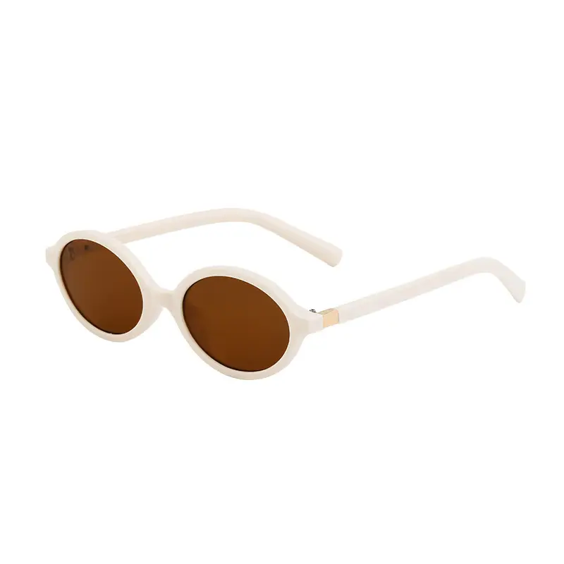 Women Oval Sunglasses Retro Cross Border Sun Protection - Image 6