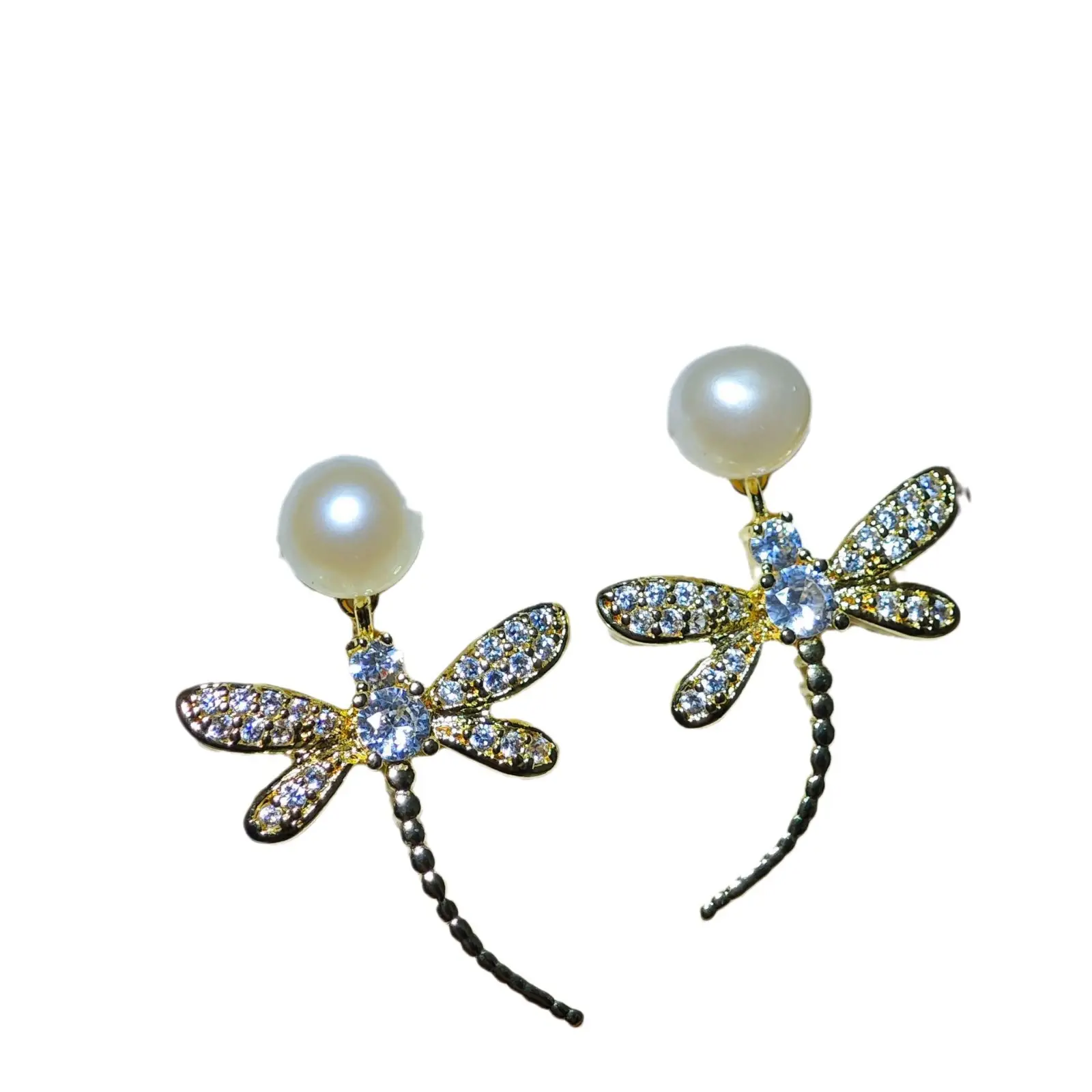 S925 Silver Pearl Four-Leaf Clover Earrings - Image 15