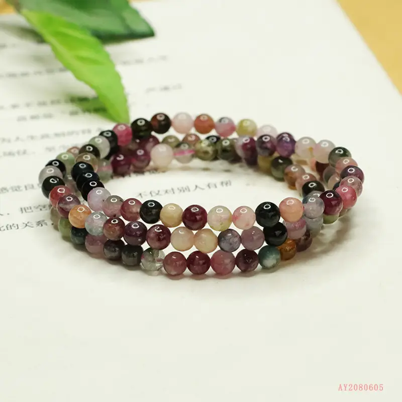 Natural Tourmaline Bracelet Candy Crystal Multi Color - Image 3