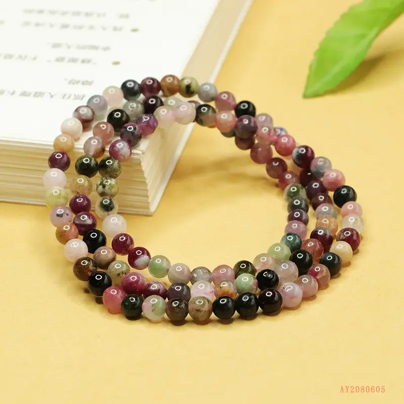Natural Tourmaline Bracelet Candy Crystal Multi Color - Image 5