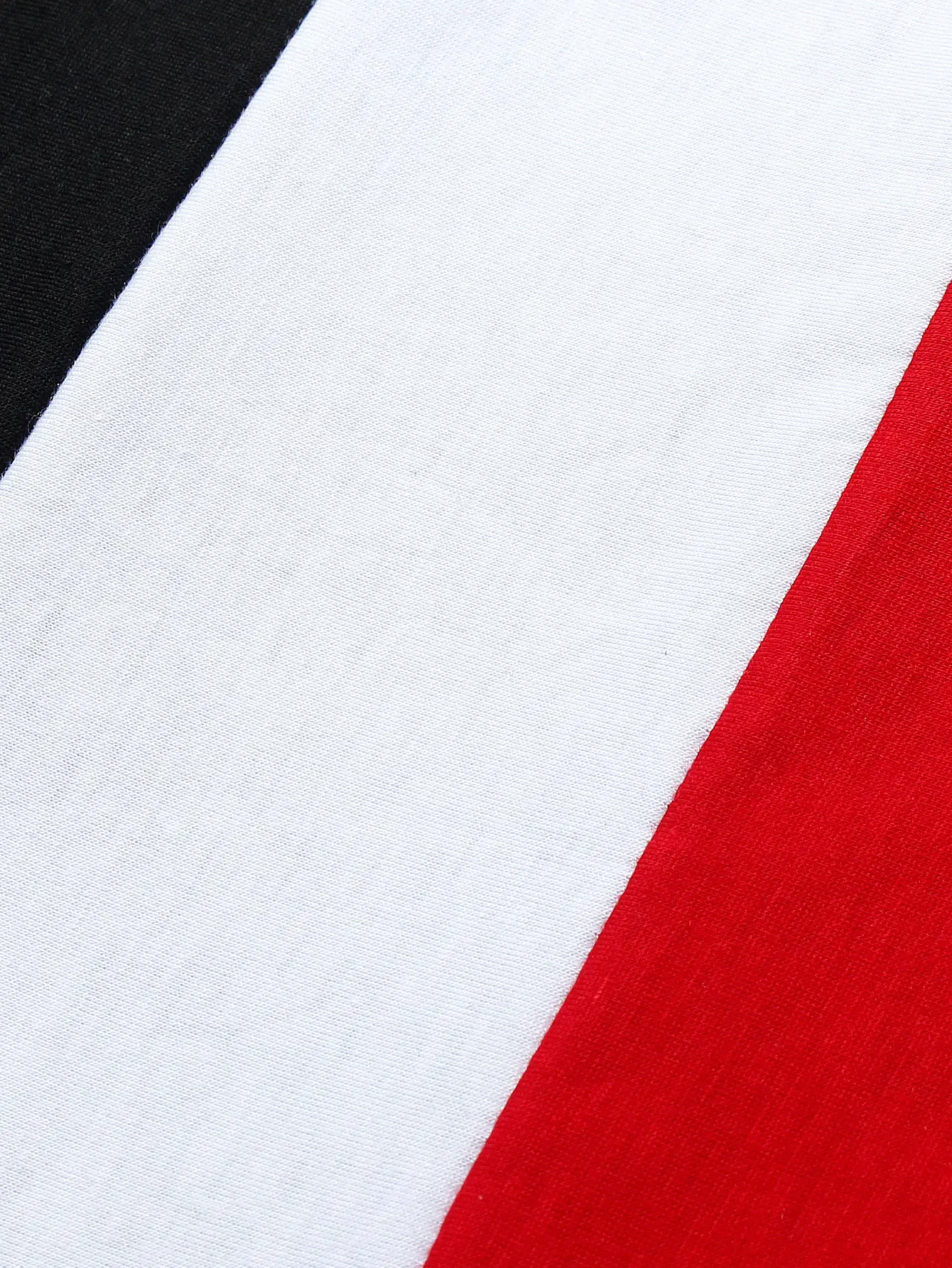 Men's Red Black White Long Sleeve T-Shirt — feature 10