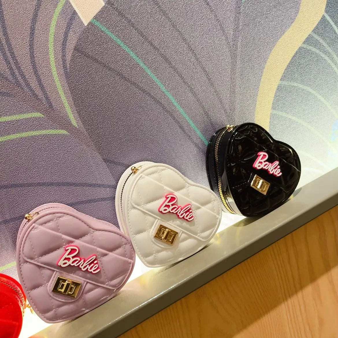 Pink Heart-Shaped Mini Coin Purse for Girls — feature 24