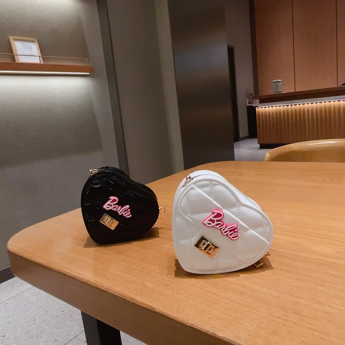 Pink Heart-Shaped Mini Coin Purse for Girls — feature 27