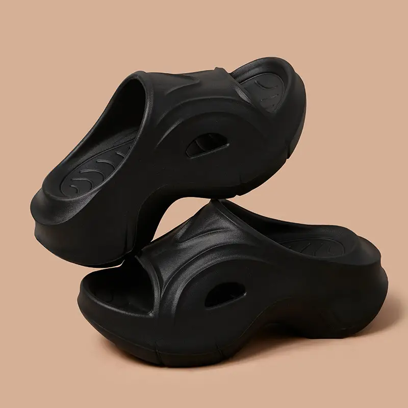 Heightened Slippers Women's Summer Outer Wear 2024 New Arrival Fashionable Slip Flops Platform Sole Sandals Non-slip Beach Shoes - Image 6
