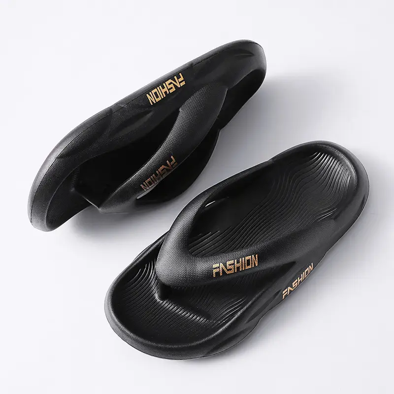 2024 Men's Anti-Slip Beach Flip-Flops Black