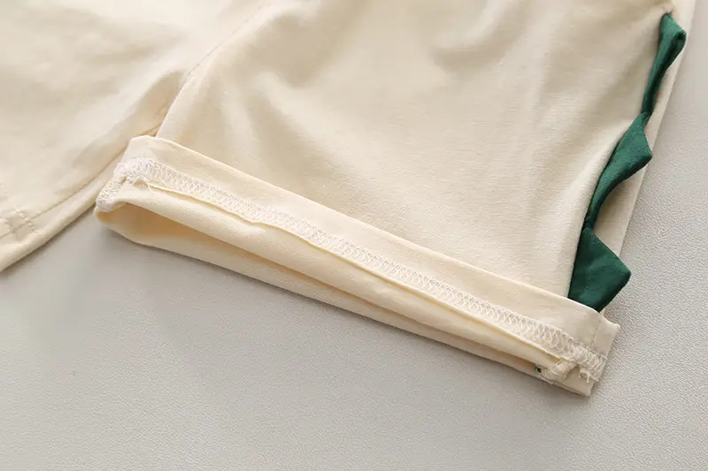 Boys Cotton Shorts Set Cream Summer One Year — feature 12