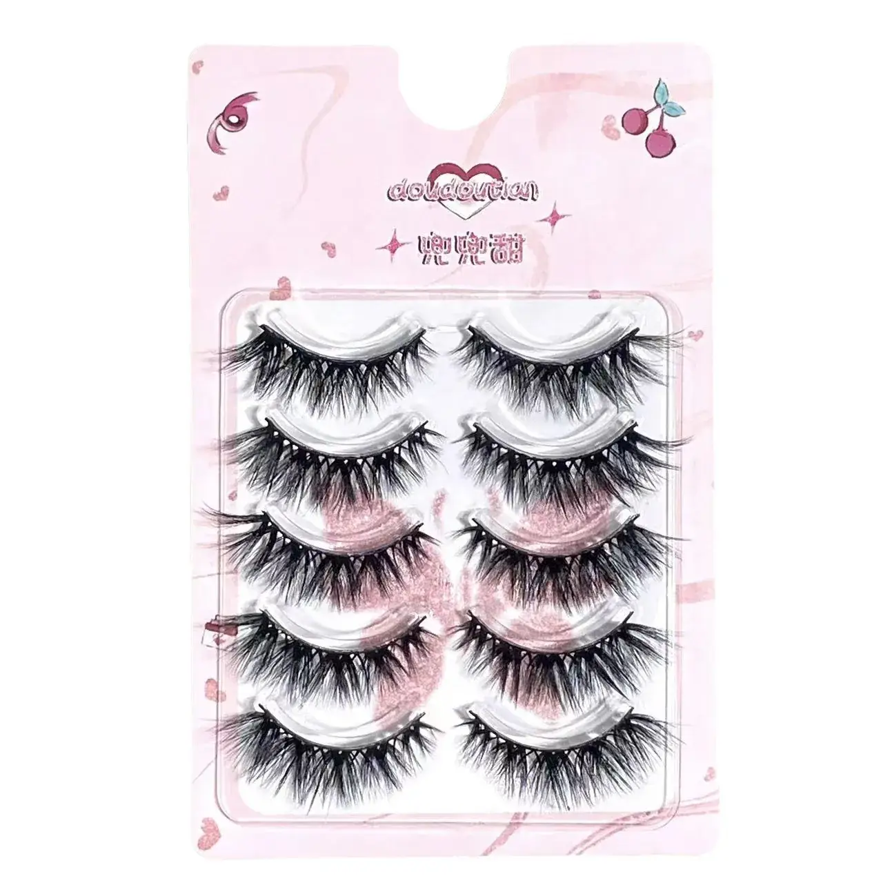 Super American Asian Mixed-Race False Eyelashes for Smoky Makeup - Image 6