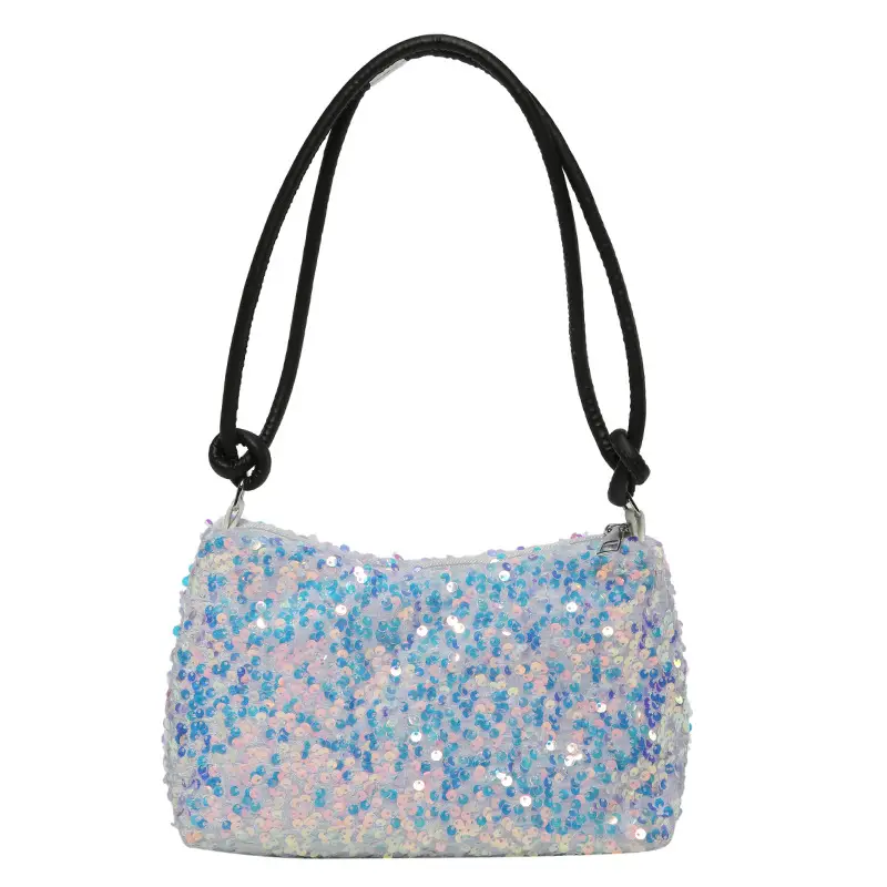 Sparkly Sequin Shoulder Bag for Women 2024