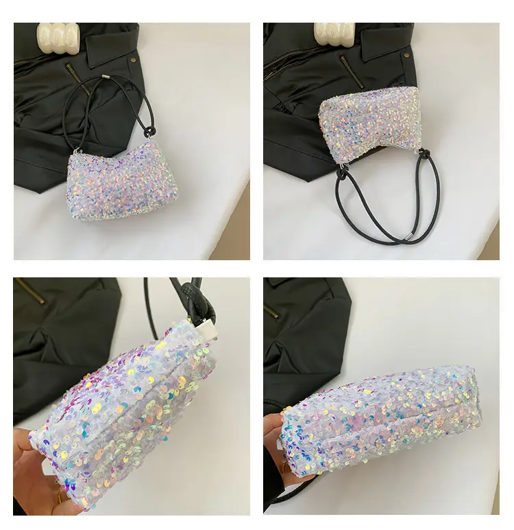 Sparkly Sequin Shoulder Bag for Women 2024 — feature 10