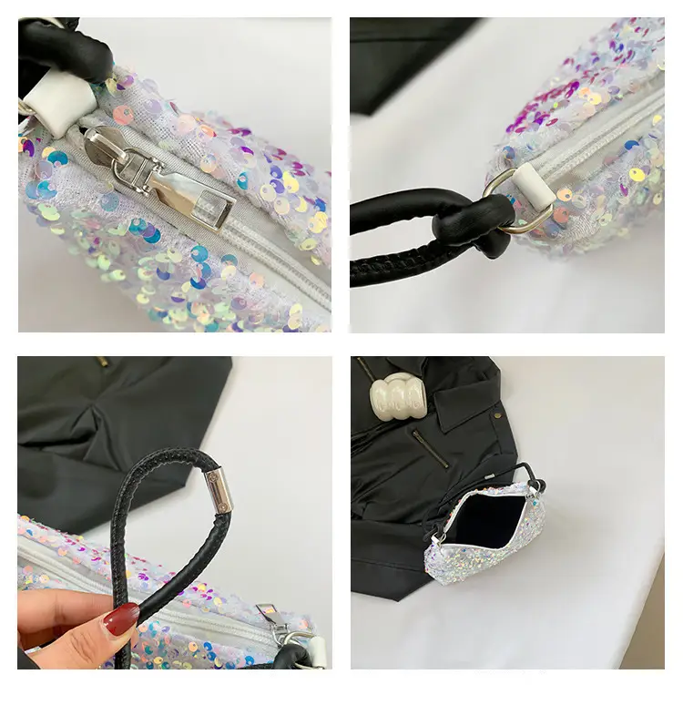 Sparkly Sequin Shoulder Bag for Women 2024 — feature 11