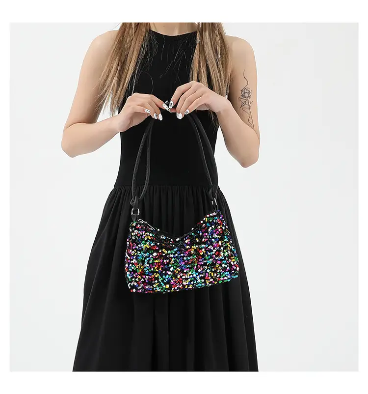 Sparkly Sequin Shoulder Bag for Women 2024 — feature 12