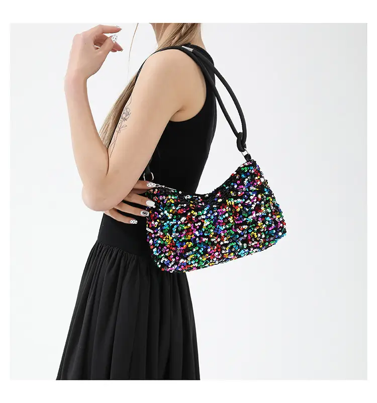 Sparkly Sequin Shoulder Bag for Women 2024 — feature 13