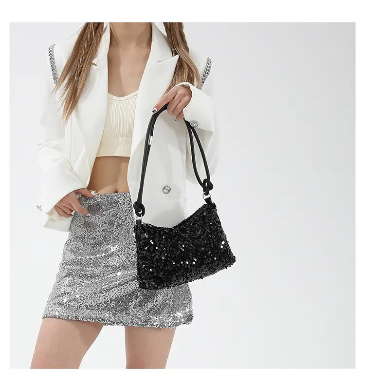 Sparkly Sequin Shoulder Bag for Women 2024 — feature 18