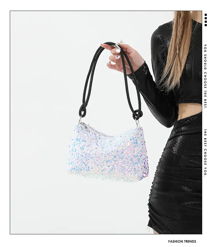 Sparkly Sequin Shoulder Bag for Women 2024 — feature 2