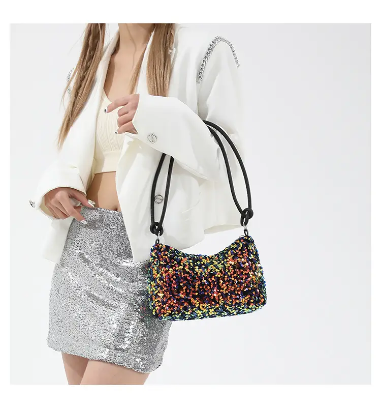 Sparkly Sequin Shoulder Bag for Women 2024 — feature 22