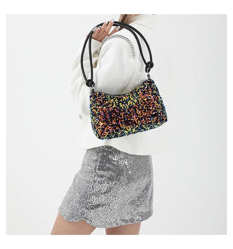 Sparkly Sequin Shoulder Bag for Women 2024 — feature 23
