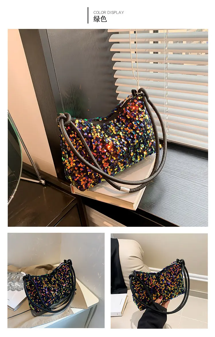 Sparkly Sequin Shoulder Bag for Women 2024 — feature 24