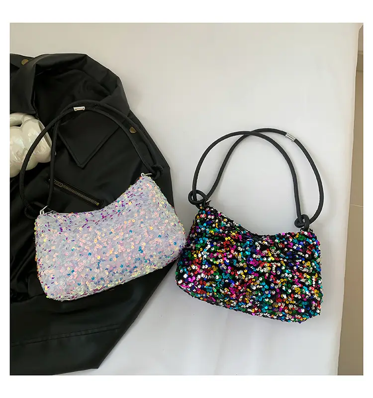 Sparkly Sequin Shoulder Bag for Women 2024 — feature 30
