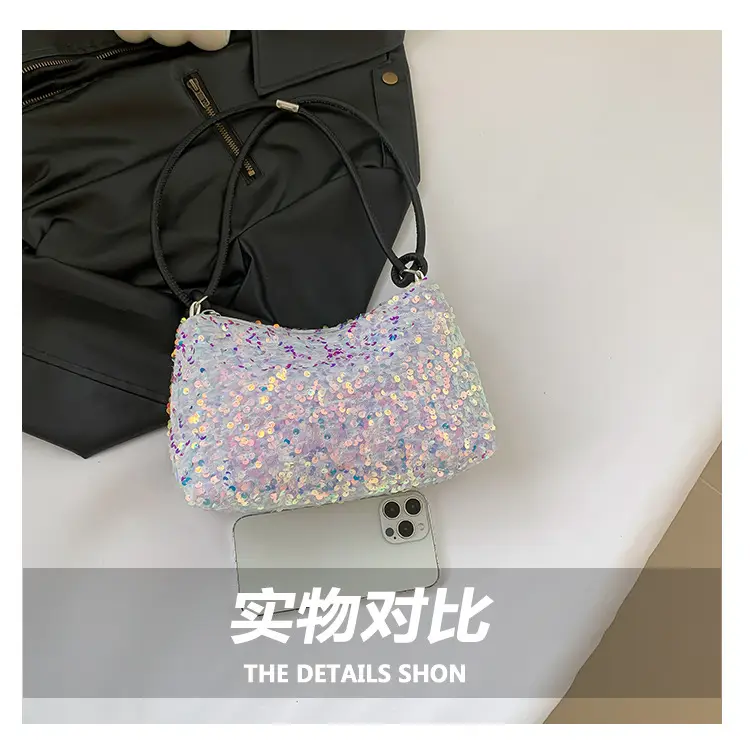 Sparkly Sequin Shoulder Bag for Women 2024 — feature 7