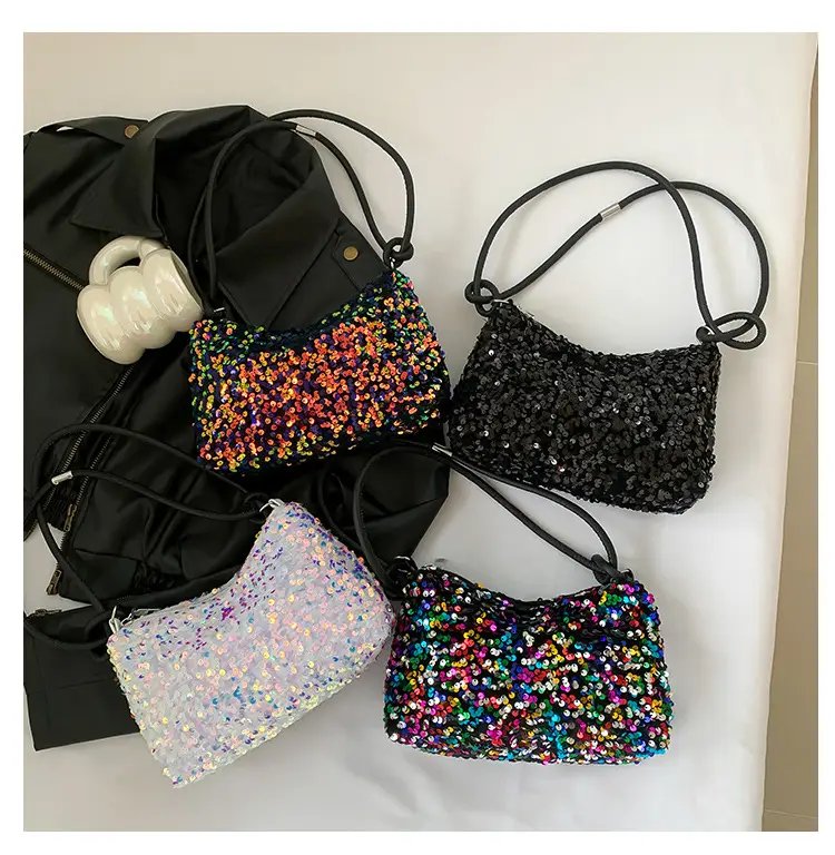Sparkly Sequin Shoulder Bag for Women 2024 — feature 9