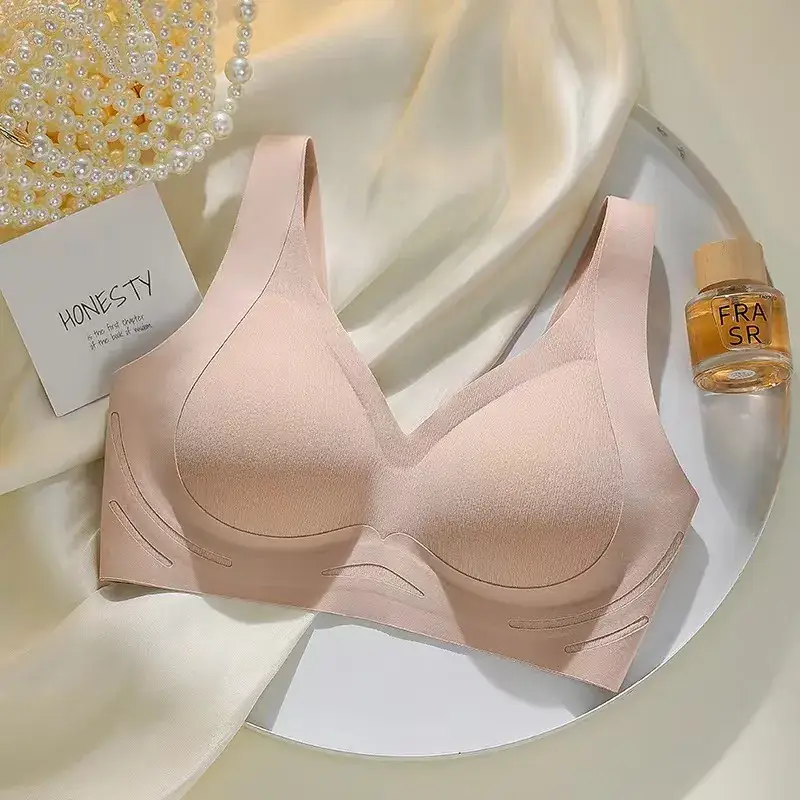 Traceless Underwear Women's Thin Breathable Sports Back Bra Small - Image 3