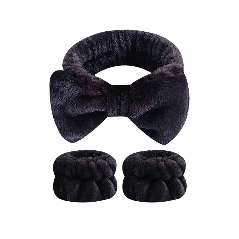 Purple Soft Bow & Wristband Set for Women — feature 15