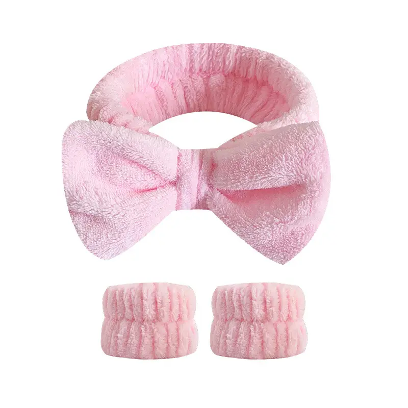 Purple Soft Bow & Wristband Set for Women — feature 6