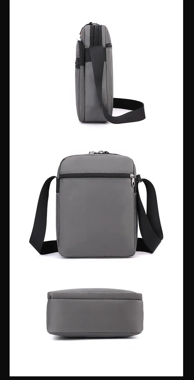 Men's Black Shoulder Bag Large Capacity Crossbody — feature 20