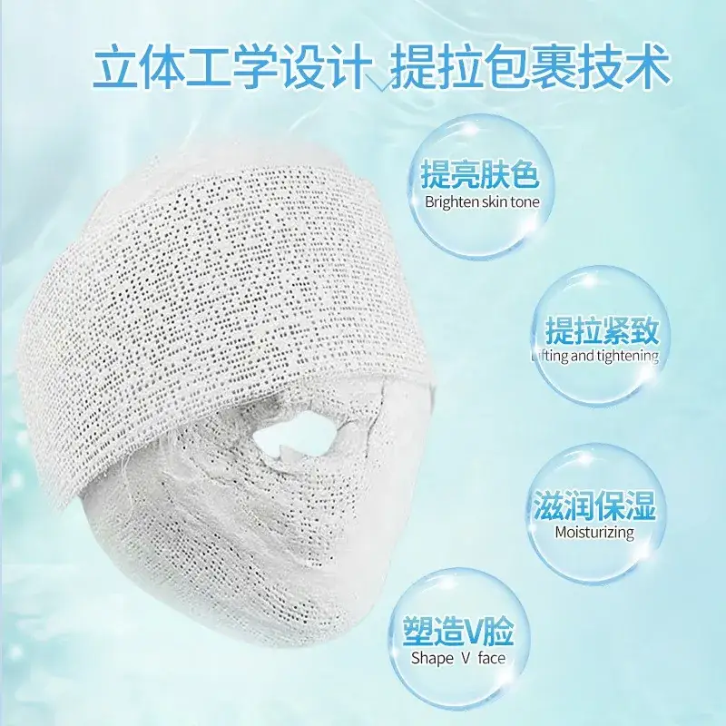 Factory Wholesale V-Shape Mask Paper Beauty Salon Stand Plaster Bandage - Image 9