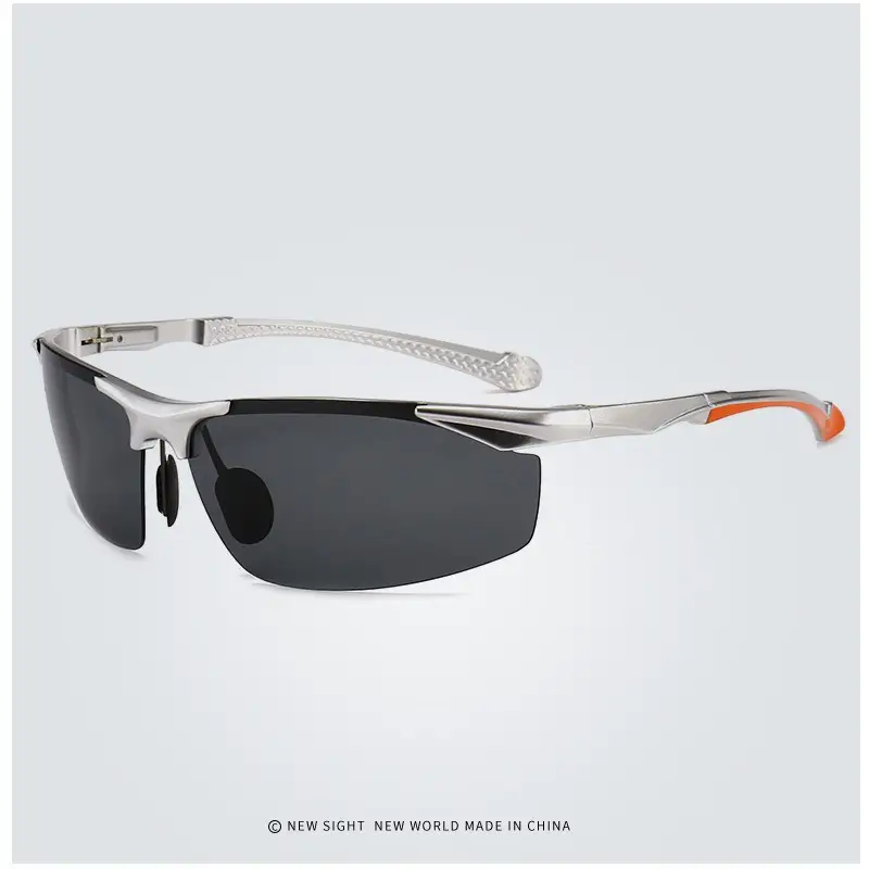 Men Aluminum Rimless Sunglasses Black High-End Outdoor Sports Cycling β feature 22