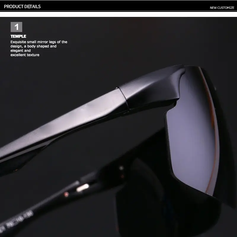 Men's Polarized Sunglasses Aluminum Black — feature 18