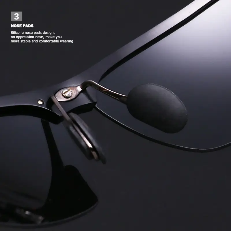 Men's Polarized Sunglasses Aluminum Black — feature 20