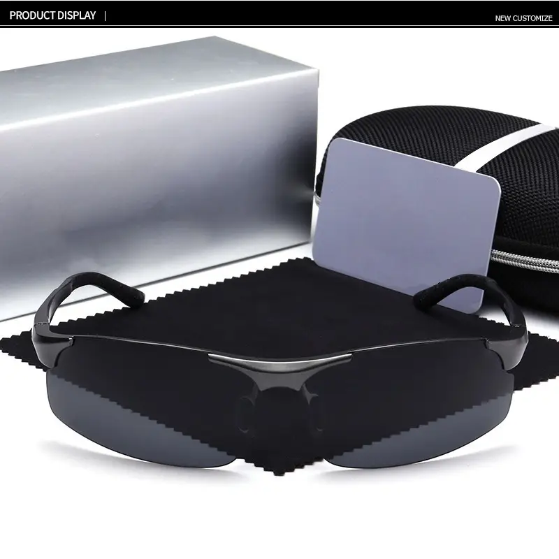 Men's Polarized Sunglasses Aluminum Black — feature 6