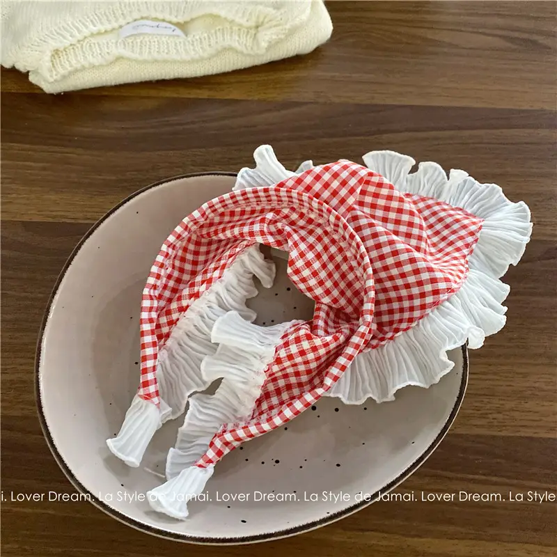 French Style Lace Headband for Women White Sweet Super Fairy — feature 11