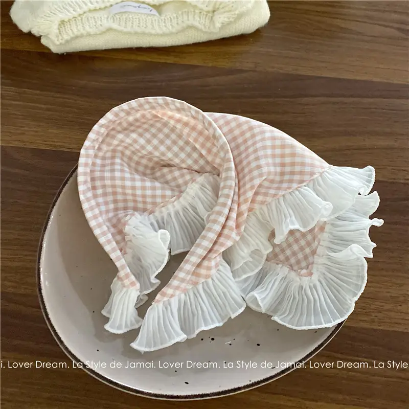 French Style Lace Headband for Women White Sweet Super Fairy — feature 5