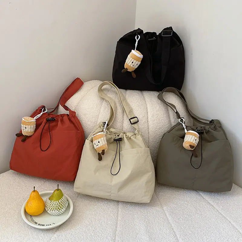 Women Casual Large Shoulder Bag Red 2024 - Image 5