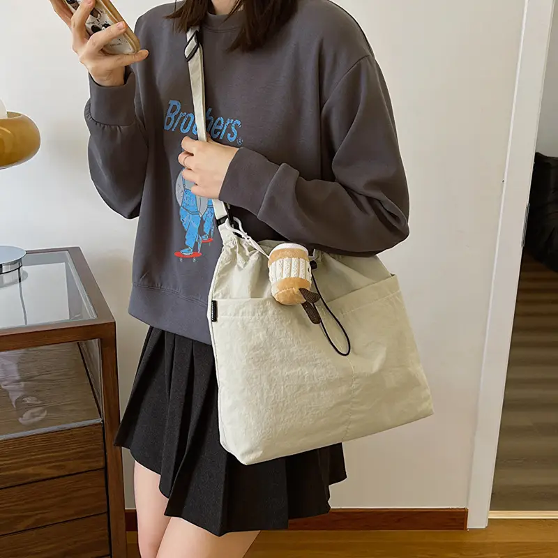 Women Casual Large Shoulder Bag Red 2024 - Image 7