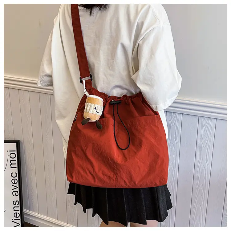 Women Casual Large Shoulder Bag Red 2024 — feature 10