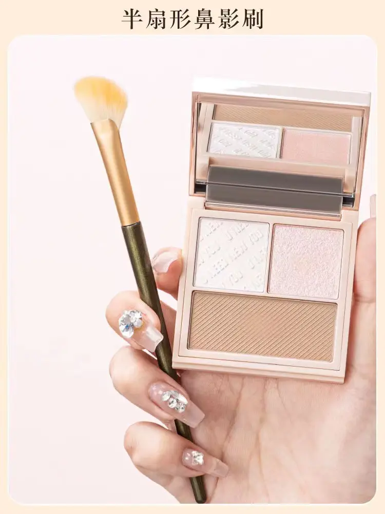 Half-Fan Nasal Shadow Brush with Oblique Head — feature 19