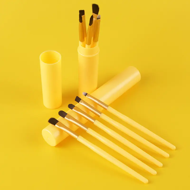 Aluminum Tube Makeup Brush Set Full 6-Piece Portable — feature 12