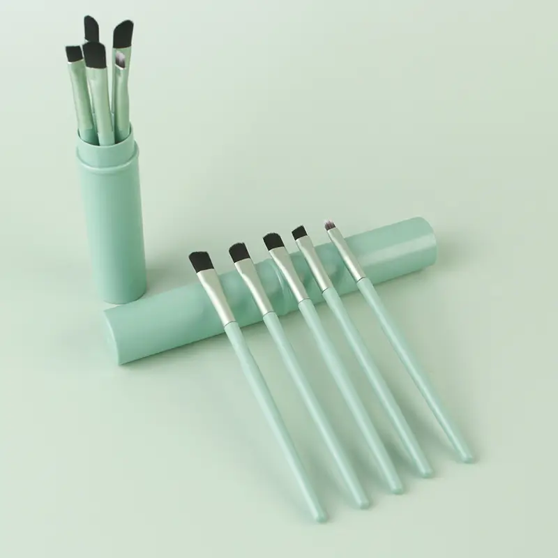 Aluminum Tube Makeup Brush Set Full 6-Piece Portable — feature 14