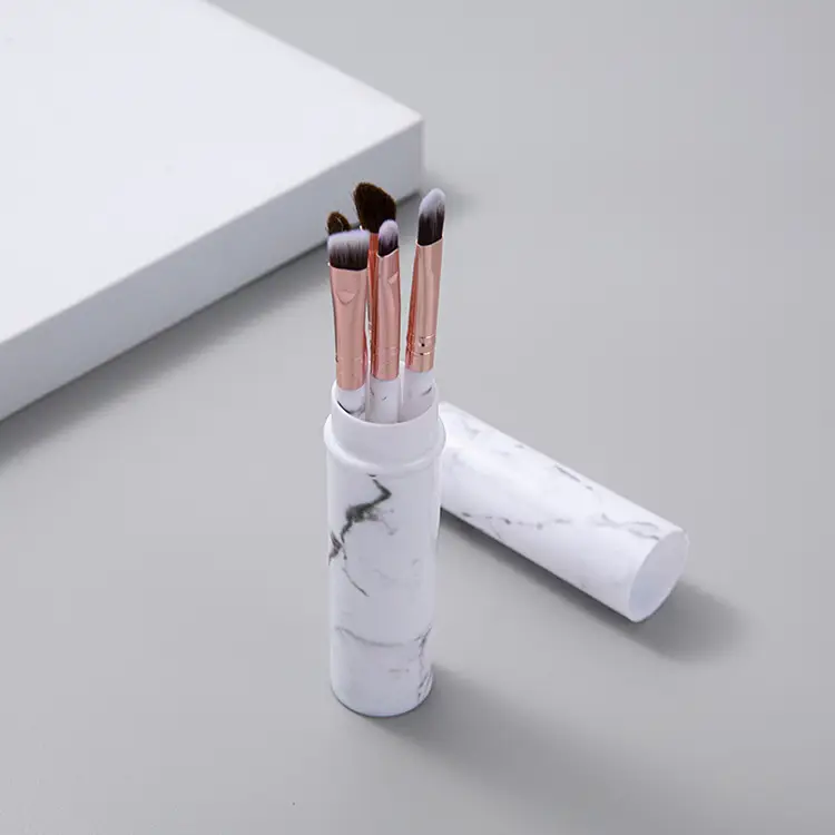 Aluminum Tube Makeup Brush Set Full 6-Piece Portable — feature 19