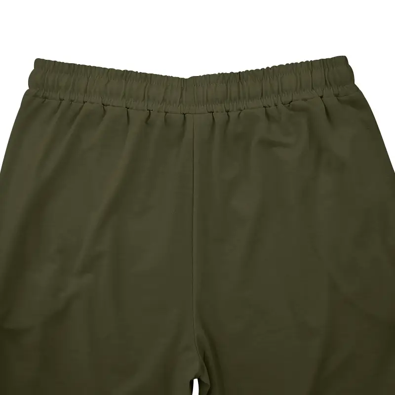 Men Blue Loose Straight Leg Sports Trousers Spring Summer — feature 34