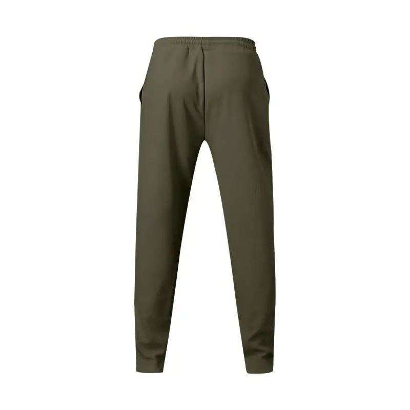 Men Blue Loose Straight Leg Sports Trousers Spring Summer — feature 37