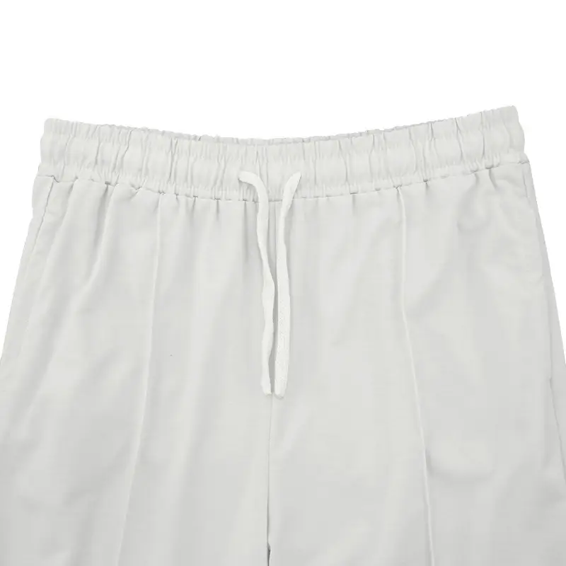 Men Blue Loose Straight Leg Sports Trousers Spring Summer — feature 6